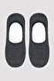 Gray Men's Helios Invisible Socks 2 Pack