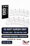 Metal Coin Cardboard Seals, 10 Different Sizes Full Set, Without Adhesive-Stickers (5 of Each Size, Total 50 Pieces)