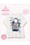 Plus Size Bag Printed Text Detailed Short Sleeve Women's Blouse - 2