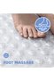 Eco-Lux Baht Soft Non-Slip Shower Foot Massage Mat - Comfortable Non-Slip Bath Pad Size: 63 cm X 38 cm Oval - 7
