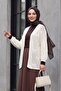 Bow Patterned Openwork Knitwear Cardigan -White
