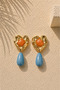 Heart Detailed Acrylic Earrings - 2