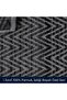 3-Piece Luxury Towel Set, 100% Cotton Jacquard Soft Absorbent Quick-Dry Bath Towel Set, Cherx, Zyon Yarn Dyed 3-Piece Towel Set Anthracite - 6
