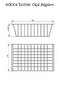 Shiny Gold Rectangular Basket Multi-Purpose Cabinet Organizer - 4