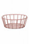 Rose Oval Fruit and Vegetable Basket Kitchen Organizer Multi-Purpose Stainless Metal - 3
