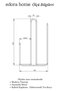 Red Bookmark Paper Towel Holder Roll Towel Holder Napkin Holder 25 cm Stainless Metal - 3