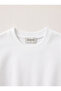 Unisex (Women-Men) Basic 0 Crew Neck Unprinted Plain Oversize Wide Loose Anti-Pilling Combed Cotton 3 Yarn 100% Cotton Sweatshirt - 2