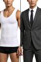 Men's Shapewear Tank Top - Belly and Chest Tightener, Upright Posture Supported Fit Corset Tank Top - 4