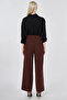 Basic Comfortable Cut Pants Chocolate - 4