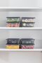 1101 12-Pack Refrigerator Organizer with Labels, Freezer Storage Container Suitable for Microwave and Deep Freezer - 2Lt - 3