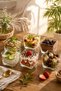 13878 Vanes Prizma 6-Piece Glass Bowl Pudding Dessert and Ice Cream Bowl Turkish Delight Bowl Sugar Bowl Set Snack Bowl 10X10Cm - 2
