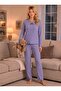 Reported Interlock Long Sleeve Pajama Set - 2