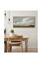 Desert Grassland Wilderness Landscape Rustic Vintage Wall Art 60x120 cm With Outer Frame - 5