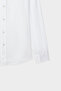 Ds Damat Comfort White Flared Cotton-Linen Summer Shirt - 5