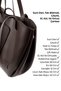 Brown Color Shk262 Faux Leather Large Size Single Compartment Wallet Hand, Arm and Shoulder Bag with Snap Fasteners - 6