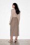 Mink Full-Fit Midi Pencil Skirt - 4