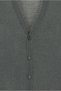 V-Neck Buttoned Wool Knitted Sweater Cardigan - 3