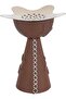 Al Saif Gallery Steel Incense Burner, 30.5 x 21 x 1 cm - Brown