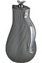 Layal Thermos, 1 Liter, Glass Interior, Transparent Handle, Push-Button Lid - Dark Gray - 3