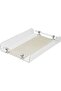 Acrylic Serving Tray Alsaif Gallery, 35x25x5.5 cm - Transparent Beige - 2