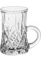 Al Saif Gallery Max glass beads, patterned, 6 pieces - clear - 2