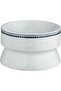 Al Saif Gallery Porcelain Serving Bowl, 15x15x9.3 cm, Round, Base - White Blue