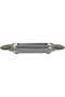 Al Saif Gallery steel incense burner set, 29.5 x 14 x 11.5 cm, 3 pieces, Tofariya, cylindrical - silver - 5