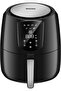 GLA-718/BLACK مقلاة هوائية رقمية، سعة 5.2 لتر، 7 وظائف، 1800 واط - أسود - 2