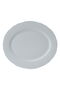 Al Saif Gallery porcelain serving plate, 10 inches, flat oval - white - 4