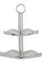 Al Saif Gallery Stainless Steel Serving Rack, 23/18 cm, 2 Tiers, Wavy - Silver - 2