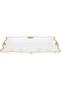 Al Saif Gallery Plastic Serving Tray, 42 cm - White Marble - 2