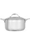 steel Pot, 24cm - Silver - 2