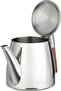 Al Saif Gallery Stainless Steel Teapot, 1 Liter - Wood Silver - 3
