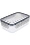Al Saif Gallery Plastic Food Container with Lid, 850 ml, 18x12x6 cm, Rectangle - Gray - 4