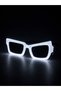 Illuminated Retro Cornered Lighted Glasses - 3