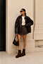 Lucia Brown Suede Women's Casual Belted Double Buckle Comfortable Stylish Wedge Heeled Boots - 7