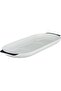 Al Saif Gallery Porcelain Yogurt Set, 33x13x2.5 cm, Oval Serving Tray, 4 Pieces - White/Blue - 3