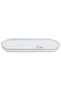 Al Saif Gallery Porcelain Serving Plate, 36X16X2 Cm - White