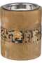 Al Saif Gallery steel incense burner set, 29.5 x 14 x 11.5 cm, 3 pieces, Tofariya, cylindrical - silver - 4
