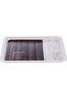Al Saif Gallery Plastic Serving Tray, 28 x 21 x 2 cm, Rectangle - White Brown - 2