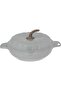 Al Saif gallery Aluminum Cookware Set, 9 Pieces - Light Grey - 4