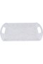 Al Saif Gallery Melamine Serving Tray, 14 cm, Marble Pattern - White