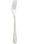 Al Saif Gallery Stainless Steel Dinner Fork Set, 6 Pieces, Striped - Silver - 2