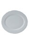 Al Saif Gallery porcelain plate, 12 inches, oval - white - 4