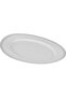 Al Saif Gallery Porcelain Serving Dish, 10 inches, 25x19x2 cm, Oval - White - 2