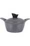 Granite Cookware Set, 7 Pieces - Grey - 5