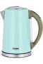 Stainless Steel Kettle, 2100 Watts, 1.7 Liters - Light Green