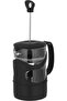 Glass Coffee and Tea Press, 0.60 Liter - Black Transparent - 3