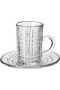 Al Saif Gallery Glass Tea and Coffee Bialat Set, 30 Pieces - Clear - 5