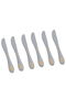 Al Saif Gallery steel spoon set, 30 pieces - silver - 6